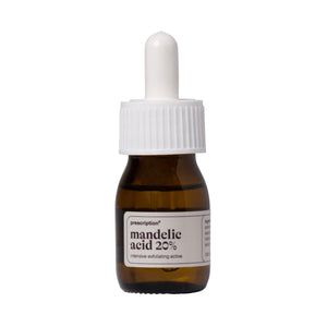 Prescription Skincare Mandelic Acid 20% bruin flesje met pipet, intense exfoliating active
