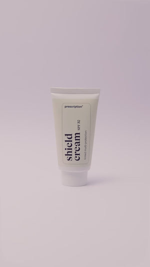 Video van Prescription Skincare Shield Cream SPF 30, getinte zonbescherming voor dagelijks gebruik