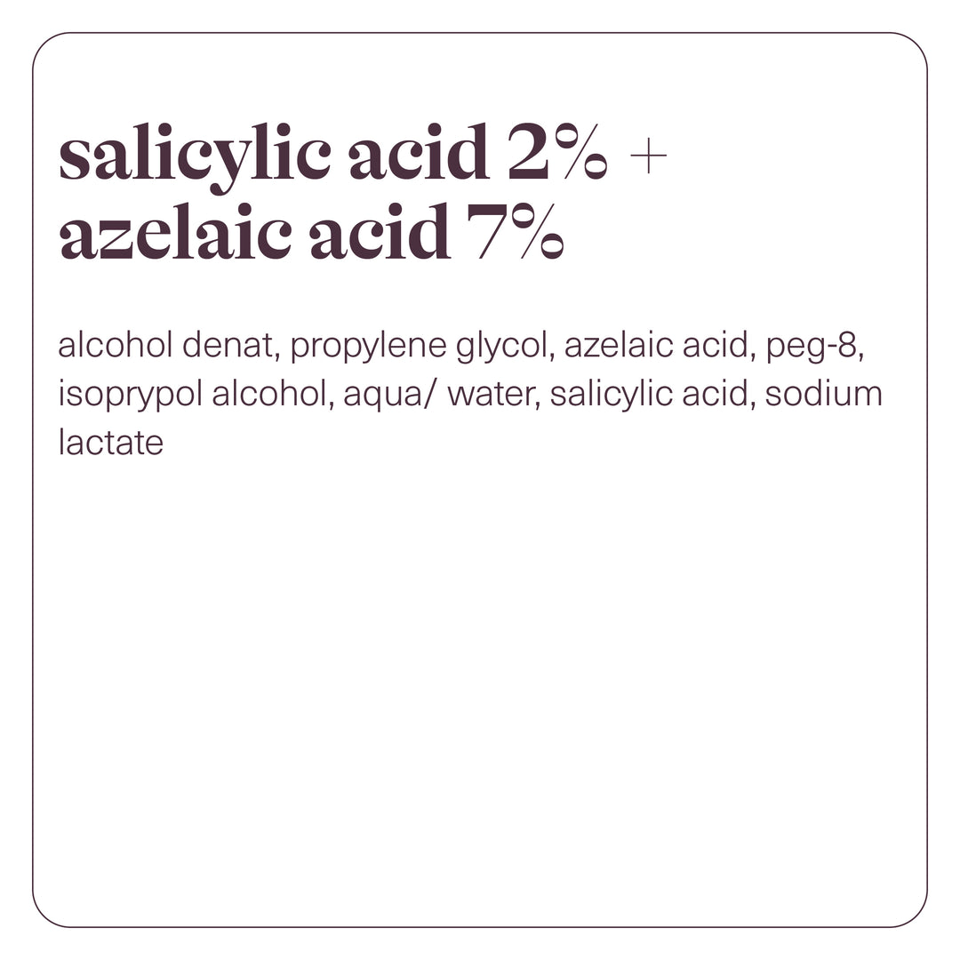 Salicylic Acid 2% + Azelaic Acid 7% - 25ml